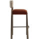 Bayard 40.5 inch Dark Bronze / Meg Rust / Terri Nutmeg Barstool